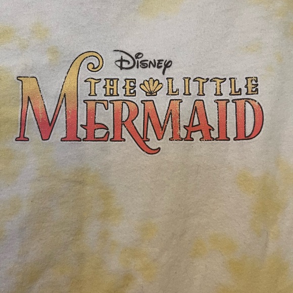 VTG Disney The Little Mermaid Movie Character 100% Cotton T-Shirt Size XS - Picture 2 of 7